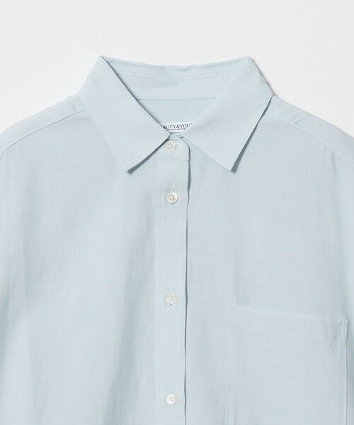 BEAUTY&YOUTH UNITED ARROWS / ビューティー&ユース ユナイテッドアローズ シャツ・ブラウス | シアー バックタック ショートスリーブ シャツ 接触冷感 | 詳細21