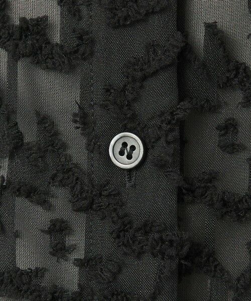 BEAUTY&YOUTH UNITED ARROWS / ビューティー&ユース ユナイテッドアローズ シャツ・ブラウス | 【WEB限定】シアージャガード バンドカラーフレンチスリーブブラウス ウォッシャブル | 詳細11