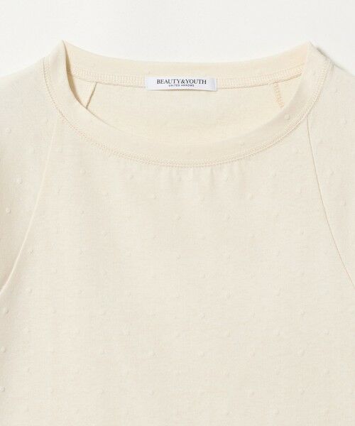 BEAUTY&YOUTH UNITED ARROWS / ビューティー&ユース ユナイテッドアローズ カットソー | コットン ドットプリント  Tシャツ | 詳細1