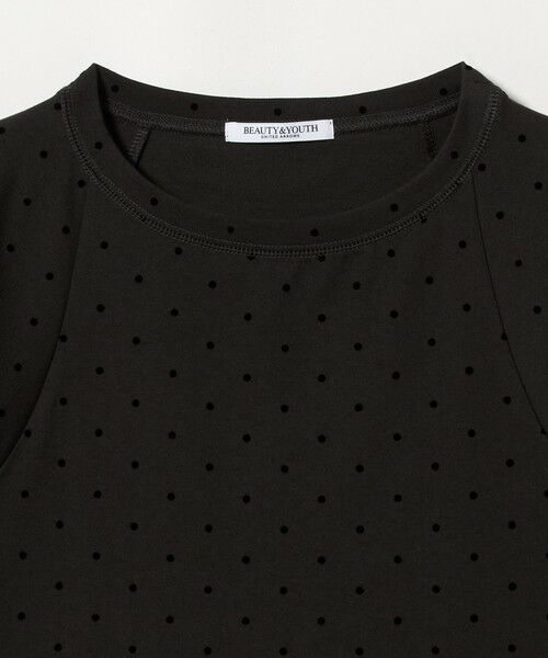 BEAUTY&YOUTH UNITED ARROWS / ビューティー&ユース ユナイテッドアローズ カットソー | コットン ドットプリント  Tシャツ | 詳細3