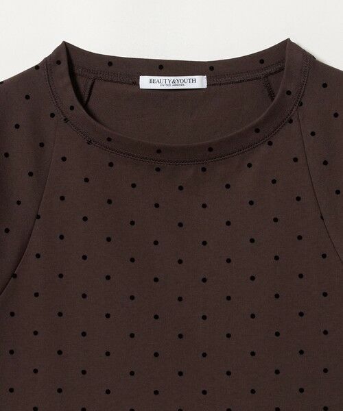 BEAUTY&YOUTH UNITED ARROWS / ビューティー&ユース ユナイテッドアローズ カットソー | コットン ドットプリント  Tシャツ | 詳細6