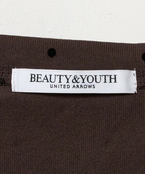 BEAUTY&YOUTH UNITED ARROWS / ビューティー&ユース ユナイテッドアローズ カットソー | コットン ドットプリント  Tシャツ | 詳細9