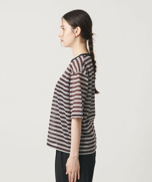 BEAUTY&YOUTH UNITED ARROWS / ビューティー&ユース ユナイテッドアローズ カットソー | コットンポリエステル シアーボーダー Tシャツ | 詳細11