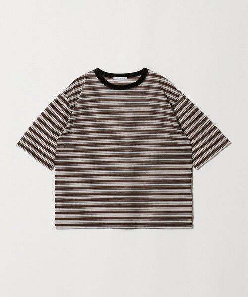 BEAUTY&YOUTH UNITED ARROWS / ビューティー&ユース ユナイテッドアローズ カットソー | コットンポリエステル シアーボーダー Tシャツ | 詳細13
