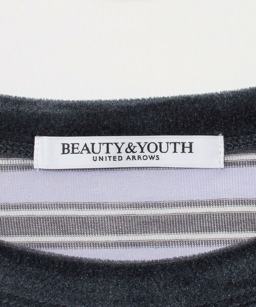 BEAUTY&YOUTH UNITED ARROWS / ビューティー&ユース ユナイテッドアローズ カットソー | コットンポリエステル シアーボーダー Tシャツ | 詳細24