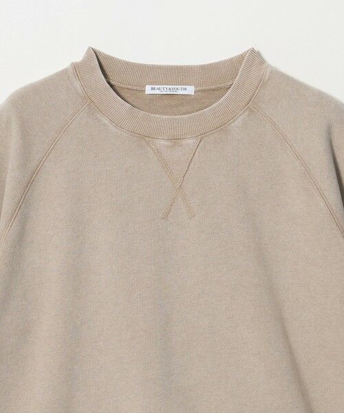 BEAUTY&YOUTH UNITED ARROWS / ビューティー&ユース ユナイテッドアローズ スウェット | フェード ラグランスリーブ スウェット プルオーバー | 詳細8