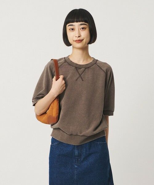 BEAUTY&YOUTH UNITED ARROWS / ビューティー&ユース ユナイテッドアローズ スウェット | フェード ラグランスリーブ スウェット プルオーバー | 詳細10
