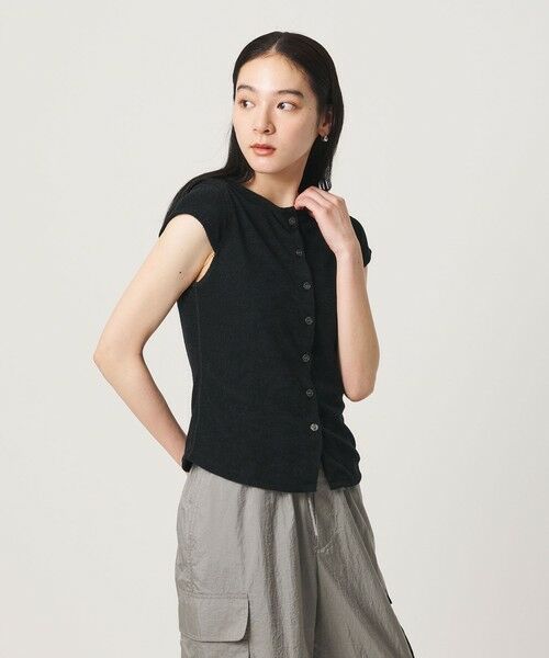 BEAUTY&YOUTH UNITED ARROWS / ビューティー&ユース ユナイテッドアローズ カットソー | ポリエステルコットン 2WAY キャップスリーブ トップス | 詳細2
