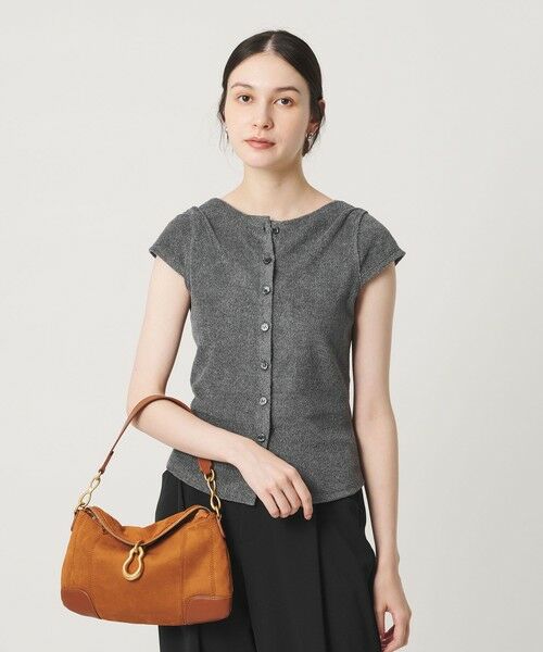 BEAUTY&YOUTH UNITED ARROWS / ビューティー&ユース ユナイテッドアローズ カットソー | ポリエステルコットン 2WAY キャップスリーブ トップス | 詳細7