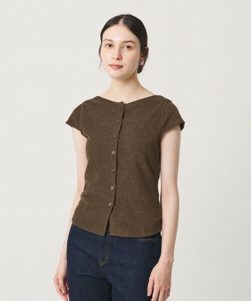 BEAUTY&YOUTH UNITED ARROWS / ビューティー&ユース ユナイテッドアローズ カットソー | ポリエステルコットン 2WAY キャップスリーブ トップス | 詳細13