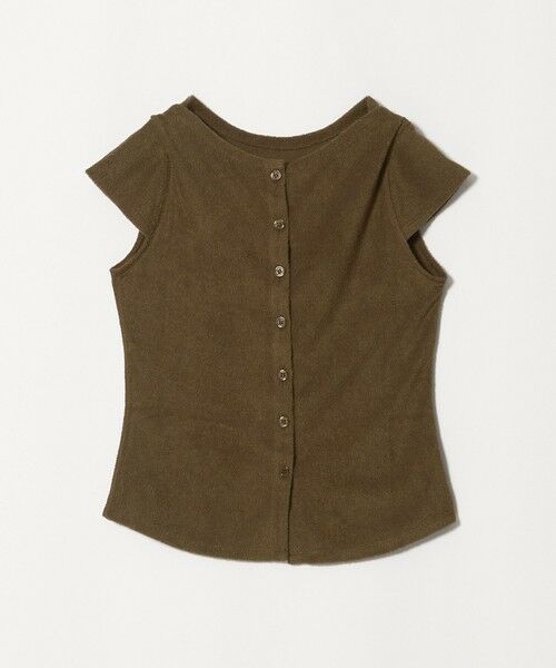 BEAUTY&YOUTH UNITED ARROWS / ビューティー&ユース ユナイテッドアローズ カットソー | ポリエステルコットン 2WAY キャップスリーブ トップス（MOCA）