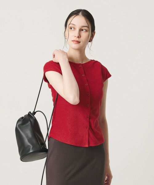 BEAUTY&YOUTH UNITED ARROWS / ビューティー&ユース ユナイテッドアローズ カットソー | ポリエステルコットン 2WAY キャップスリーブ トップス | 詳細23