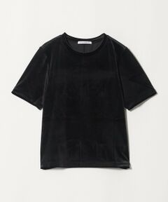 BEAUTY&YOUTH UNITED ARROWS / ビューティー&ユース ユナイテッドアローズ カットソー | ベロア コンパクト ショートスリーブTシャツ