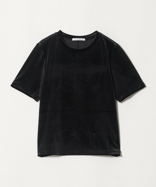 BEAUTY&YOUTH UNITED ARROWS / ビューティー&ユース ユナイテッドアローズ カットソー | ベロア コンパクト ショートスリーブTシャツ | 詳細3