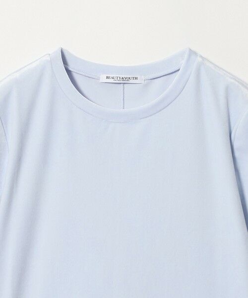 BEAUTY&YOUTH UNITED ARROWS / ビューティー&ユース ユナイテッドアローズ カットソー | ベロア コンパクト ショートスリーブTシャツ | 詳細19