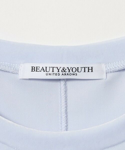 BEAUTY&YOUTH UNITED ARROWS / ビューティー&ユース ユナイテッドアローズ カットソー | ベロア コンパクト ショートスリーブTシャツ | 詳細23