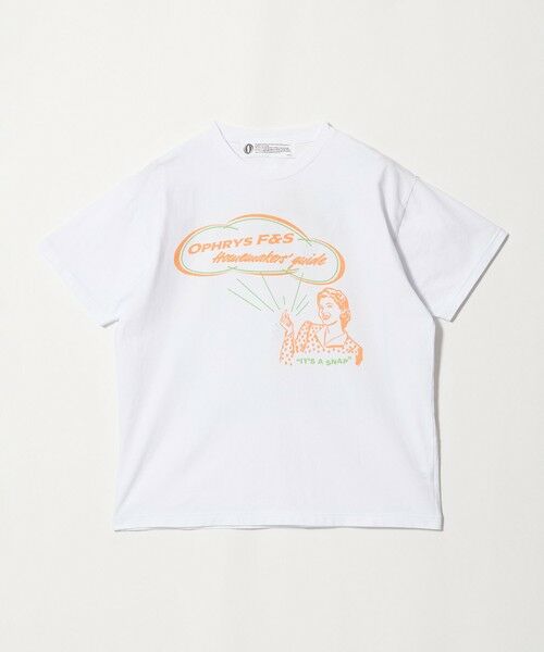 BEAUTY&YOUTH UNITED ARROWS / ビューティー&ユース ユナイテッドアローズ カットソー | ＜Ophrys＞IT's A SNAP Tシャツ（WHITE）