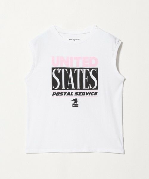 BEAUTY&YOUTH UNITED ARROWS / ビューティー&ユース ユナイテッドアローズ カットソー | 【別注】＜GOOD ROCK SPEED＞USPS ノースリーブTシャツ | 詳細4