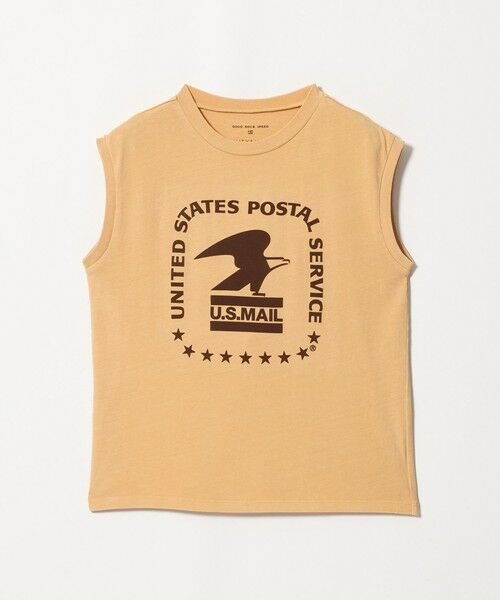 BEAUTY&YOUTH UNITED ARROWS / ビューティー&ユース ユナイテッドアローズ カットソー | 【別注】＜GOOD ROCK SPEED＞USPS ノースリーブTシャツ（MUSTARD）