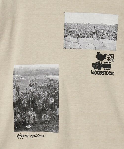 BEAUTY&YOUTH UNITED ARROWS / ビューティー&ユース ユナイテッドアローズ カットソー | 【別注】＜GOOD ROCK SPEED＞WOOD STOCK プリント Tシャツ | 詳細2