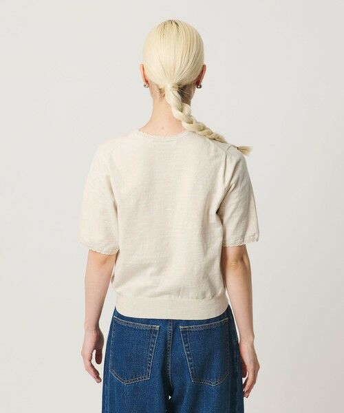 BEAUTY&YOUTH UNITED ARROWS / ビューティー&ユース ユナイテッドアローズ ニット・セーター | コットンスラブ スカラップ ニットプルオーバー ウォッシャブル | 詳細6