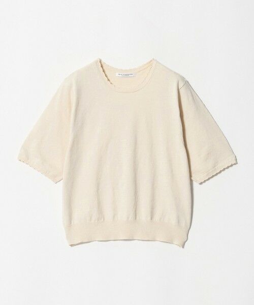 BEAUTY&YOUTH UNITED ARROWS / ビューティー&ユース ユナイテッドアローズ ニット・セーター | コットンスラブ スカラップ ニットプルオーバー ウォッシャブル | 詳細7