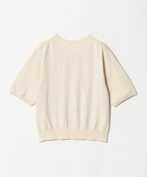 BEAUTY&YOUTH UNITED ARROWS / ビューティー&ユース ユナイテッドアローズ ニット・セーター | コットンスラブ スカラップ ニットプルオーバー ウォッシャブル | 詳細8