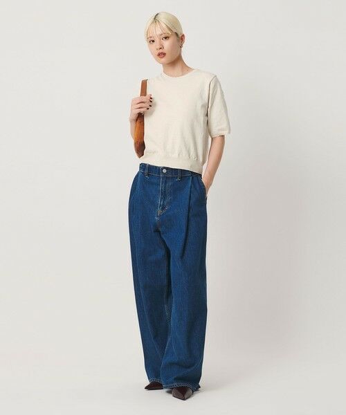 BEAUTY&YOUTH UNITED ARROWS / ビューティー&ユース ユナイテッドアローズ ニット・セーター | コットンスラブ スカラップ ニットプルオーバー ウォッシャブル | 詳細3