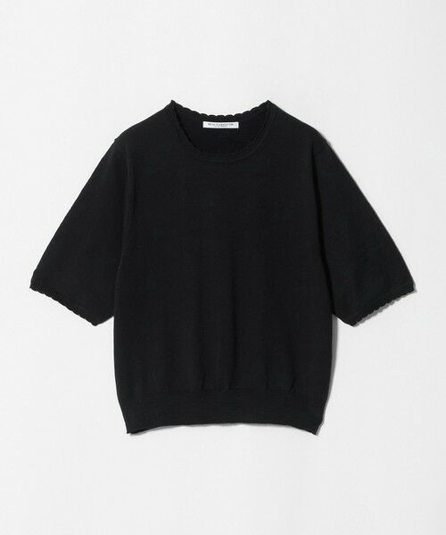 BEAUTY&YOUTH UNITED ARROWS / ビューティー&ユース ユナイテッドアローズ ニット・セーター | コットンスラブ スカラップ ニットプルオーバー ウォッシャブル | 詳細18