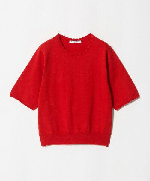 BEAUTY&YOUTH UNITED ARROWS / ビューティー&ユース ユナイテッドアローズ ニット・セーター | コットンスラブ スカラップ ニットプルオーバー ウォッシャブル | 詳細24