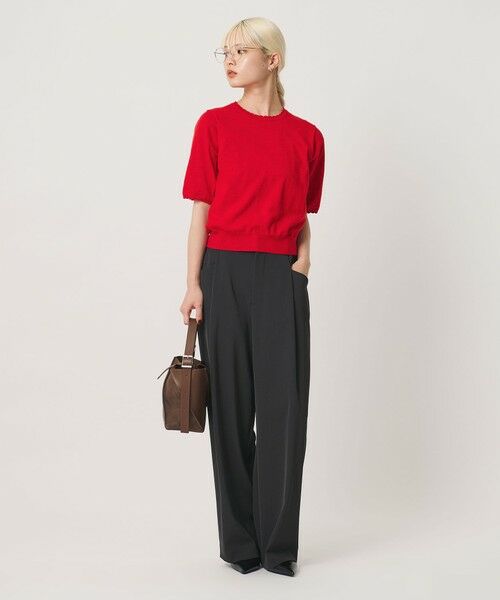 BEAUTY&YOUTH UNITED ARROWS / ビューティー&ユース ユナイテッドアローズ ニット・セーター | コットンスラブ スカラップ ニットプルオーバー ウォッシャブル | 詳細23