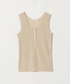 BEAUTY&YOUTH UNITED ARROWS / ビューティー&ユース ユナイテッドアローズ ニット・セーター | ヘンリーネック リブニット タンクトップ ウォッシャブル