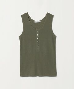 BEAUTY&YOUTH UNITED ARROWS / ビューティー&ユース ユナイテッドアローズ ニット・セーター | ヘンリーネック リブニット タンクトップ ウォッシャブル