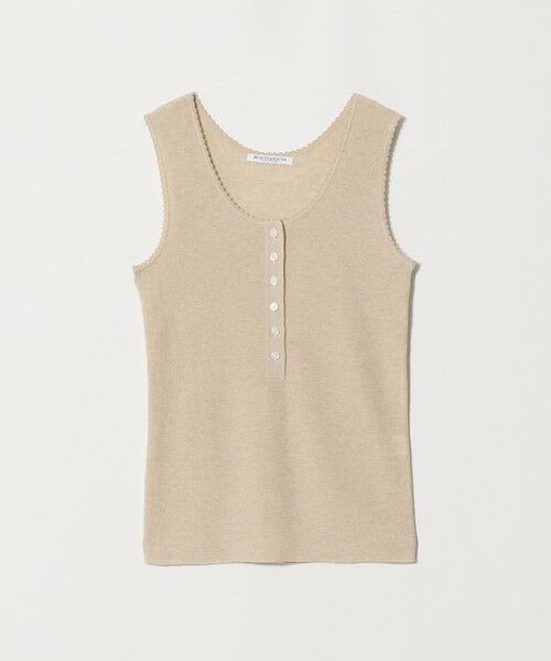 BEAUTY&YOUTH UNITED ARROWS / ビューティー&ユース ユナイテッドアローズ ニット・セーター | ヘンリーネック リブニット タンクトップ ウォッシャブル | 詳細11
