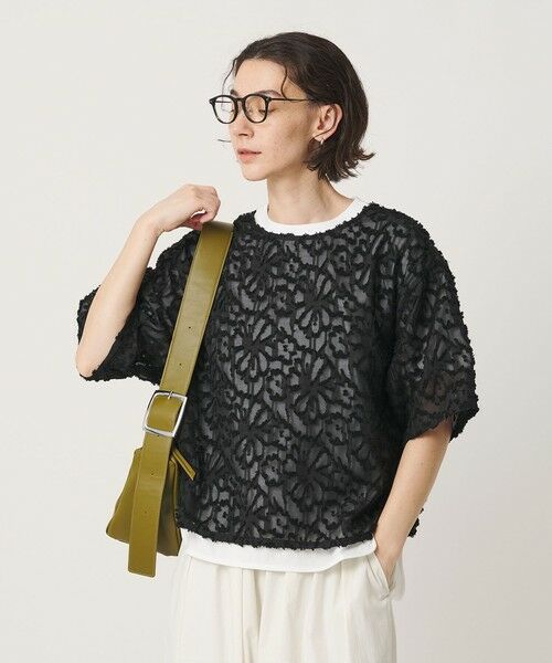 BEAUTY&YOUTH UNITED ARROWS / ビューティー&ユース ユナイテッドアローズ シャツ・ブラウス | 【WEB限定】シアージャガード 2WAYブラウス ウォッシャブル（BLACK）