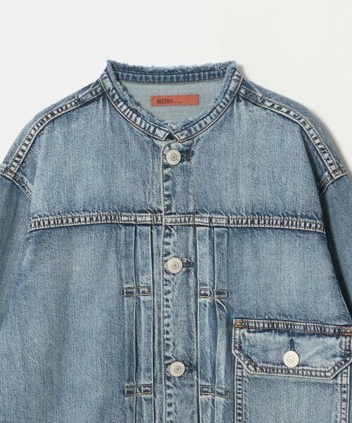 BEAUTY&YOUTH UNITED ARROWS / ビューティー&ユース ユナイテッドアローズ Gジャン・デニムジャケット | 【別注】＜NEEDBY heritage＞デニム ジャケット/コバルト | 詳細2