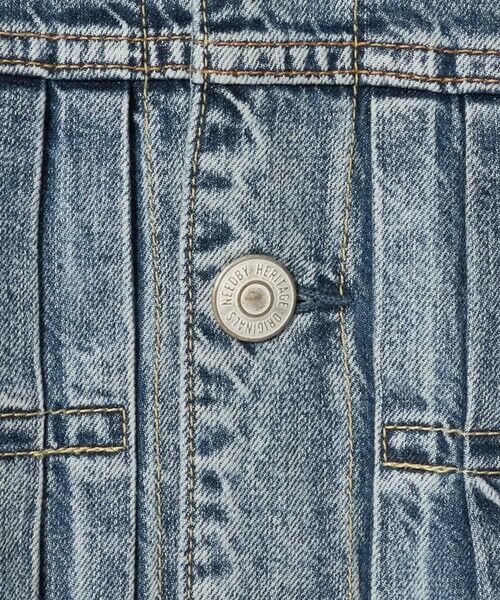 BEAUTY&YOUTH UNITED ARROWS / ビューティー&ユース ユナイテッドアローズ Gジャン・デニムジャケット | 【別注】＜NEEDBY heritage＞デニム ジャケット/コバルト | 詳細7