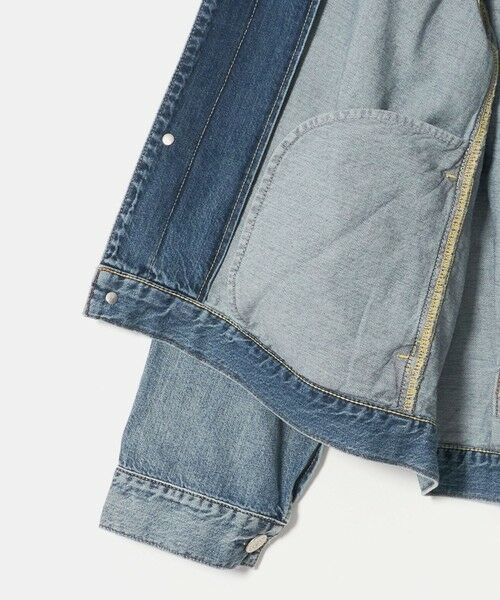 BEAUTY&YOUTH UNITED ARROWS / ビューティー&ユース ユナイテッドアローズ Gジャン・デニムジャケット | 【別注】＜NEEDBY heritage＞デニム ジャケット/コバルト | 詳細8
