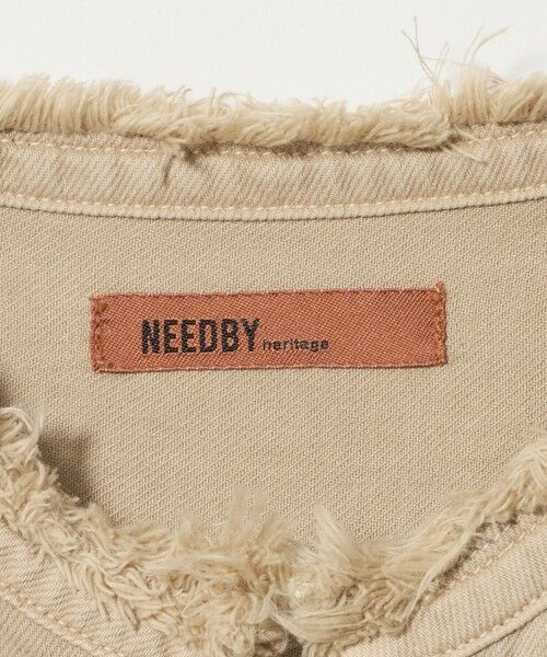 BEAUTY&YOUTH UNITED ARROWS / ビューティー&ユース ユナイテッドアローズ Gジャン・デニムジャケット | 【別注】＜NEEDBY heritage＞デニム ジャケット/ベージュ | 詳細10