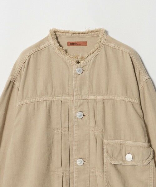 BEAUTY&YOUTH UNITED ARROWS / ビューティー&ユース ユナイテッドアローズ Gジャン・デニムジャケット | 【別注】＜NEEDBY heritage＞デニム ジャケット/ベージュ | 詳細2