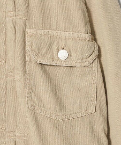 BEAUTY&YOUTH UNITED ARROWS / ビューティー&ユース ユナイテッドアローズ Gジャン・デニムジャケット | 【別注】＜NEEDBY heritage＞デニム ジャケット/ベージュ | 詳細4