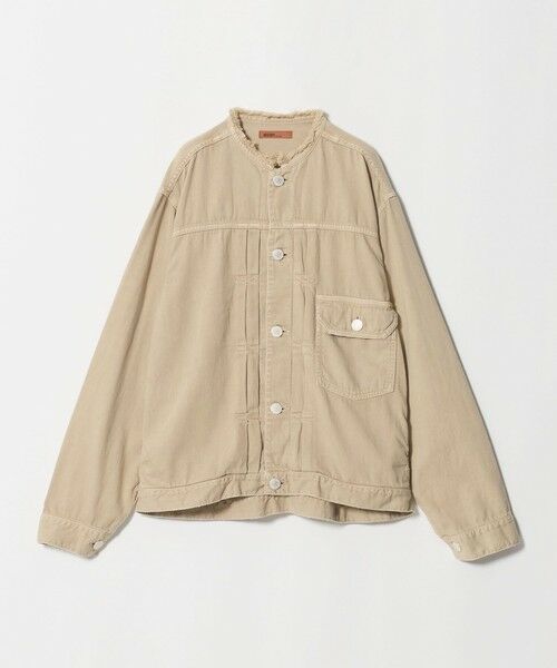BEAUTY&YOUTH UNITED ARROWS / ビューティー&ユース ユナイテッドアローズ Gジャン・デニムジャケット | 【別注】＜NEEDBY heritage＞デニム ジャケット/ベージュ（BEIGE）