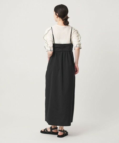BEAUTY&YOUTH UNITED ARROWS / ビューティー&ユース ユナイテッドアローズ ミニ丈・ひざ丈ワンピース | チェック＆ソリッド キャミソールワンピース ウォッシャブル | 詳細3