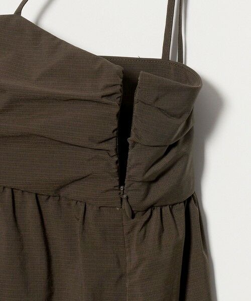 BEAUTY&YOUTH UNITED ARROWS / ビューティー&ユース ユナイテッドアローズ ミニ丈・ひざ丈ワンピース | チェック＆ソリッド キャミソールワンピース ウォッシャブル | 詳細19