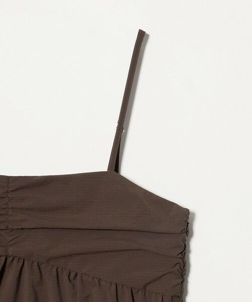 BEAUTY&YOUTH UNITED ARROWS / ビューティー&ユース ユナイテッドアローズ ミニ丈・ひざ丈ワンピース | チェック＆ソリッド キャミソールワンピース ウォッシャブル | 詳細5