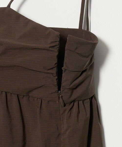 BEAUTY&YOUTH UNITED ARROWS / ビューティー&ユース ユナイテッドアローズ ミニ丈・ひざ丈ワンピース | チェック＆ソリッド キャミソールワンピース ウォッシャブル | 詳細8