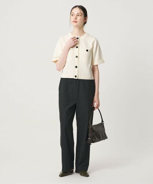 BEAUTY&YOUTH UNITED ARROWS / ビューティー&ユース ユナイテッドアローズ カーディガン・ボレロ | ポケット ハーフスリーブ カーディガン ウォッシャブル | 詳細3