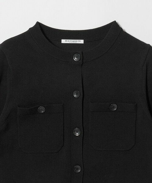 BEAUTY&YOUTH UNITED ARROWS / ビューティー&ユース ユナイテッドアローズ カーディガン・ボレロ | ポケット ハーフスリーブ カーディガン ウォッシャブル | 詳細11
