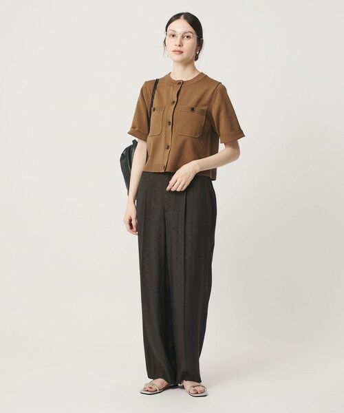 BEAUTY&YOUTH UNITED ARROWS / ビューティー&ユース ユナイテッドアローズ カーディガン・ボレロ | ポケット ハーフスリーブ カーディガン ウォッシャブル | 詳細15
