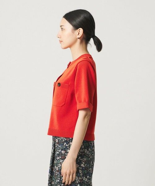 BEAUTY&YOUTH UNITED ARROWS / ビューティー&ユース ユナイテッドアローズ カーディガン・ボレロ | ポケット ハーフスリーブ カーディガン ウォッシャブル | 詳細26